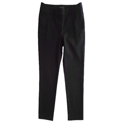 Pre-owned Theory Slim Pants In Black