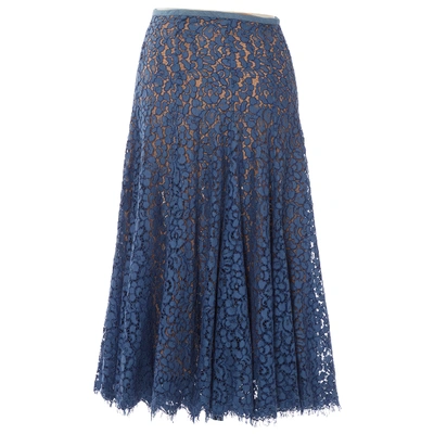 Pre-owned Michael Kors Mid-length Skirt In Blue