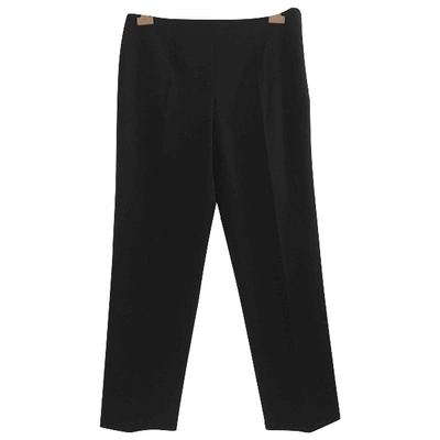 Pre-owned Raoul Trousers In Black