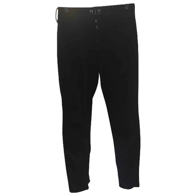 Pre-owned M.i.h. Jeans Black Synthetic Jeans