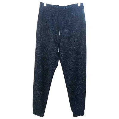 Pre-owned Alexander Wang T Wool Trousers In Multicolour