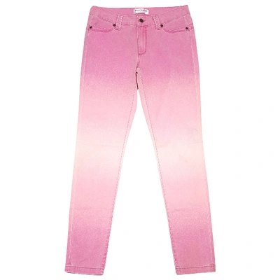 Pre-owned Leonard Slim Jeans In Pink