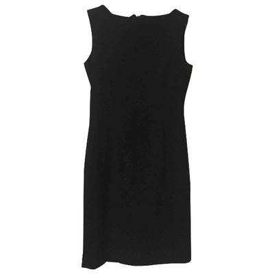 Pre-owned Velvet Dress In Black