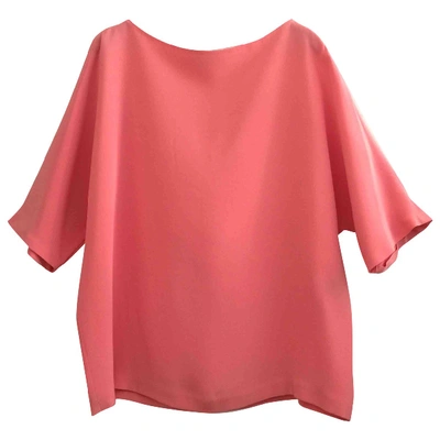 Pre-owned Fendi Silk Top In Pink