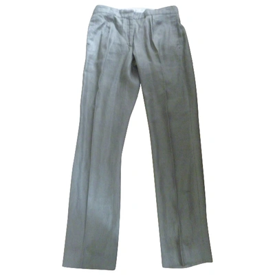 Pre-owned Joseph Linen Straight Pants In Other