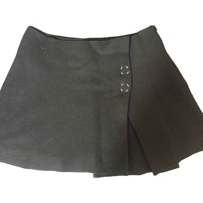 Pre-owned Acne Studios Mini Skirt In Black