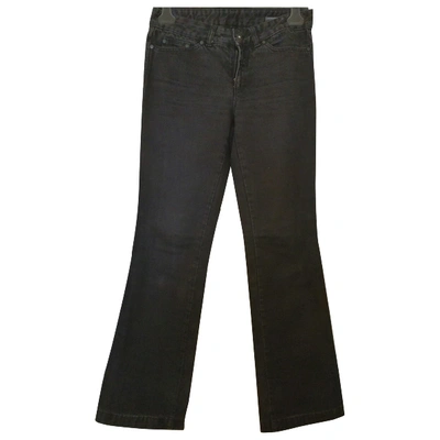 Pre-owned Alexander Mcqueen Black Cotton Jeans