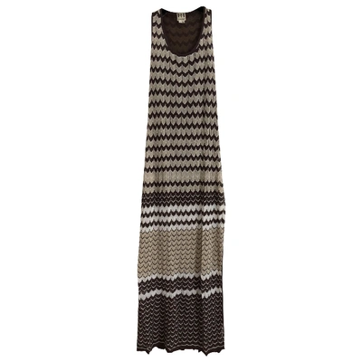 Pre-owned Haute Hippie Maxi Dress In Multicolour