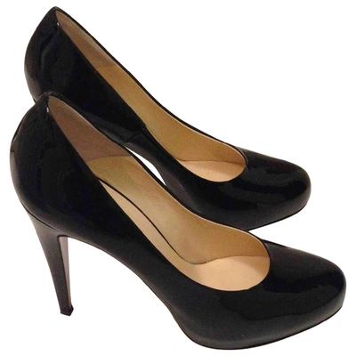 Pre-owned Roberto Festa Patent Leather Heels In Black