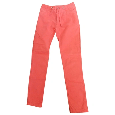 Pre-owned Cerruti 1881 Slim Jeans In Pink