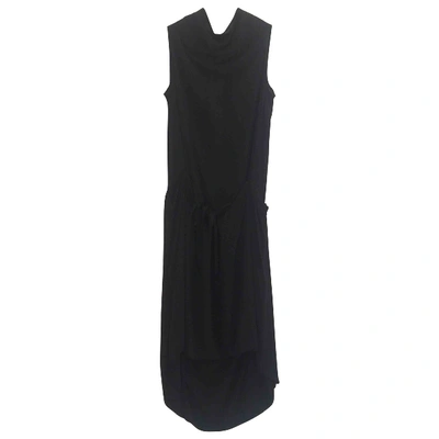 Pre-owned Ann Demeulemeester Maxi Dress In Black