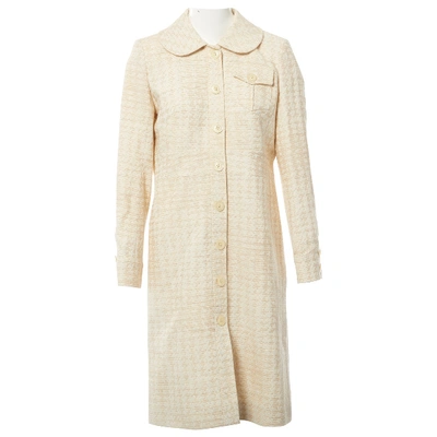 Pre-owned Matthew Williamson Coat In Beige