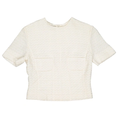 Pre-owned Emilia Wickstead White Viscose Top