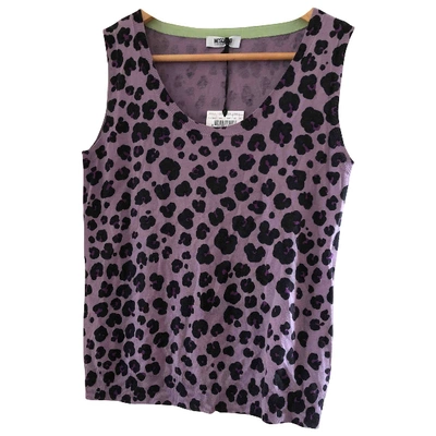 Pre-owned Moschino Cheap And Chic Silk Vest In Purple