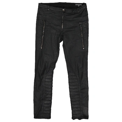 Pre-owned Alexander Mcqueen Black Cotton - Elasthane Jeans