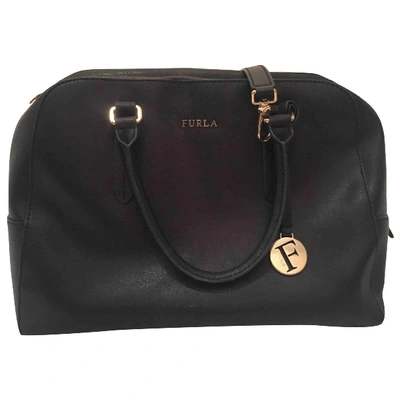 Pre-owned Furla Leather Bag In Black