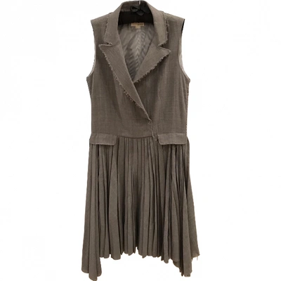 Pre-owned Band Of Outsiders Mid-length Dress In Grey