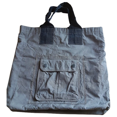 Pre-owned Lanvin Cloth Handbag In Brown