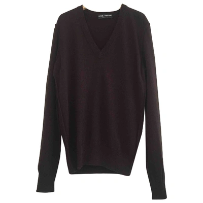 Pre-owned Dolce & Gabbana Cashmere Jumper In Brown