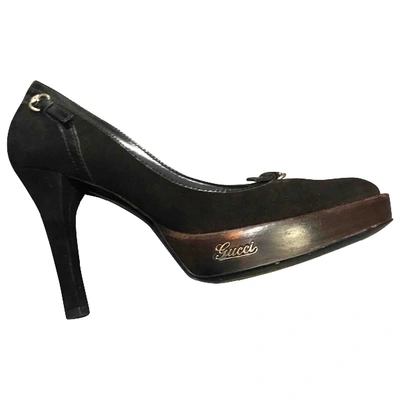 Pre-owned Gucci Heels In Black