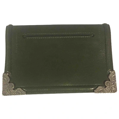 Pre-owned Mcq By Alexander Mcqueen Leather Mini Bag In Green
