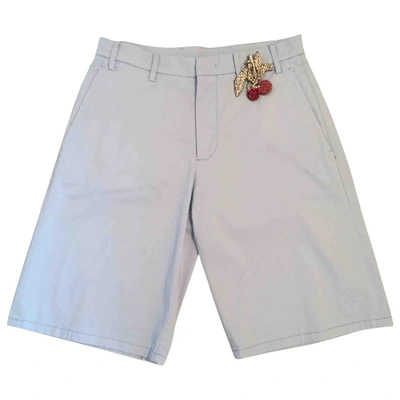 Pre-owned N°21 Blue Cotton Shorts