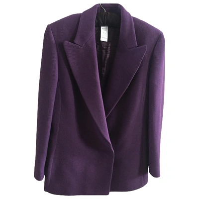 Pre-owned Versace Wool Blazer In Other