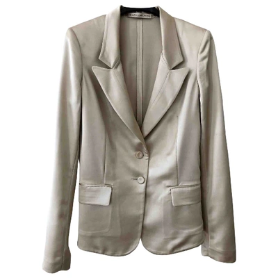 Pre-owned Balenciaga Suit Jacket In Beige