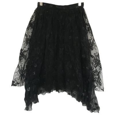 Pre-owned Meadham Kirchhoff Mid-length Skirt In Black