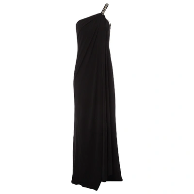Pre-owned Marchesa Maxi Dress In Black