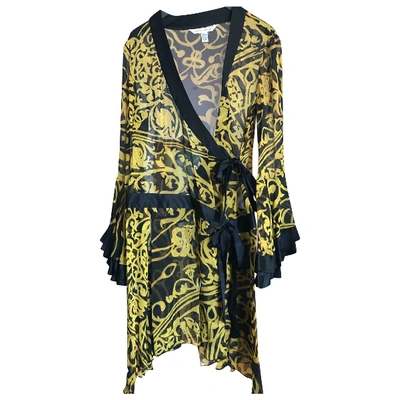 Pre-owned Diane Von Furstenberg Silk Mini Dress In Multicolour