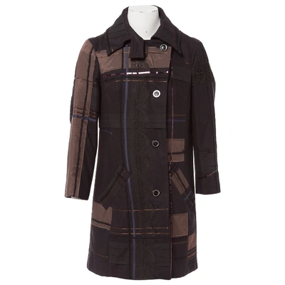 Pre-owned Christian Lacroix Wool Coat In Multicolour