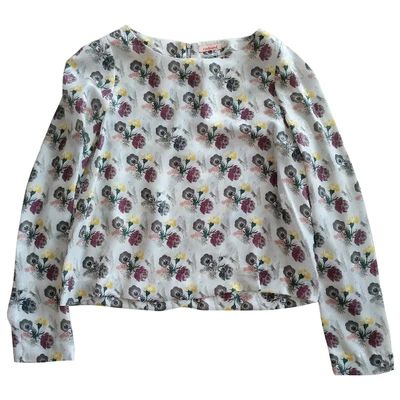 Pre-owned Cacharel Silk Blouse In Multicolour