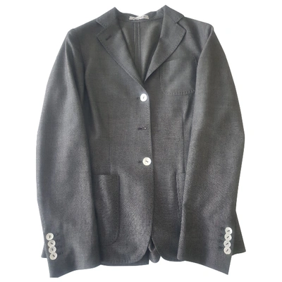 Pre-owned Cantarelli Linen Blazer In Grey