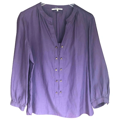 Pre-owned Gerard Darel Purple Cotton Top