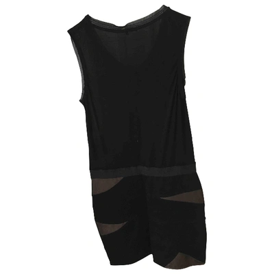 Pre-owned Bcbg Max Azria Mini Dress In Black