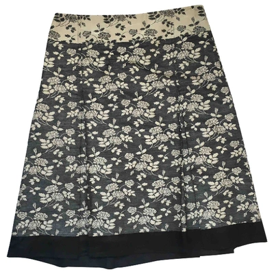 Pre-owned Derek Lam Silk Mid-length Skirt In Blue