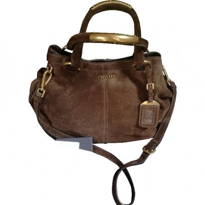 Pre-owned Prada Handbag In Brown