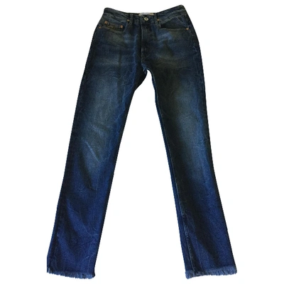 Pre-owned April77 Blue Cotton Jeans