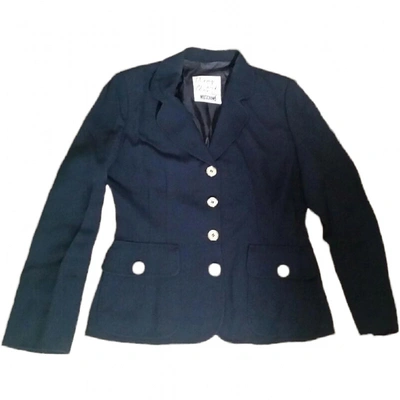 Pre-owned Moschino Cheap And Chic Jacket In Blue