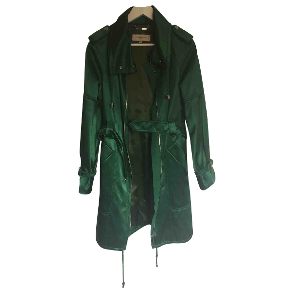 Pre-owned Karen Millen Green Trench Coat | ModeSens