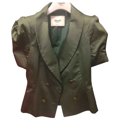 Pre-owned Blumarine Short Vest In Green