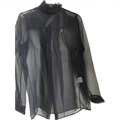 Pre-owned N°21 Silk Shirt In Black