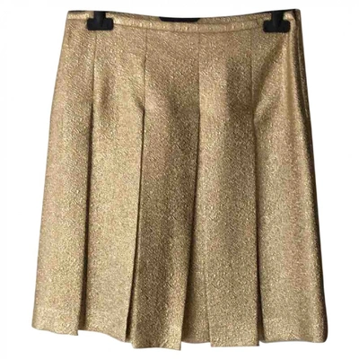 Pre-owned Michael Kors Mid-length Skirt In Metallic
