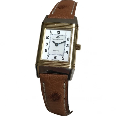 Pre-owned Jaeger-lecoultre Reverso Watch In Brown