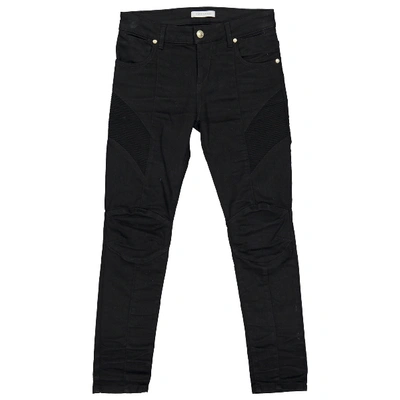 Pre-owned Balmain Slim Jean In Black