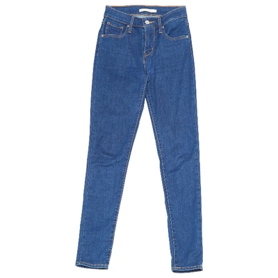 Pre-owned Levi's Slim Jeans In Blue