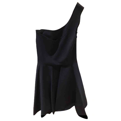 Pre-owned Lanvin Dress In Navy
