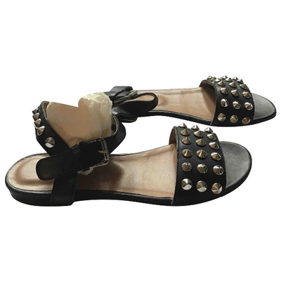 Pre-owned Sonia By Sonia Rykiel Leather Sandals In Black