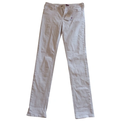 Pre-owned Comptoir Des Cotonniers Straight Jeans In White